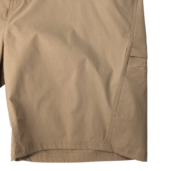 Reel Life NWT RipTide Short Men's XXL 2XL Shorts Tan Stretch Natural Quick Dry - Picture 5 of 7